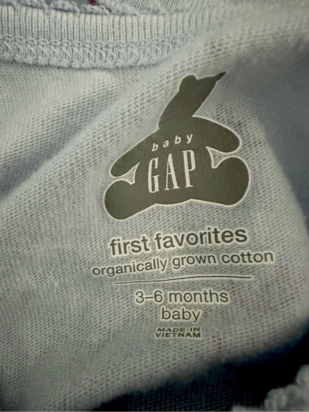 Baby GAP Organic Cotton Bodysuit & Matching Pants  size 3-6 months - bows